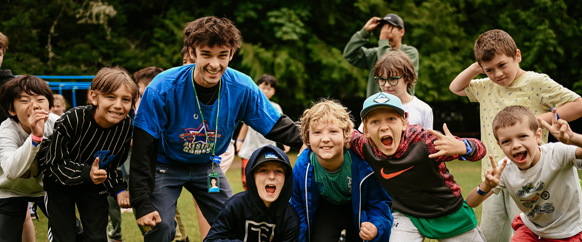 Playing Games at Juniors Camps at Camp Qwanoes 2