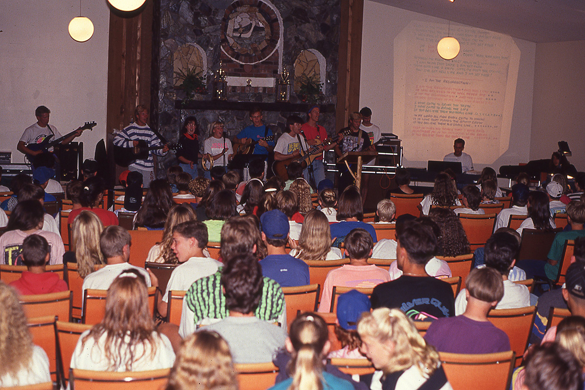 Chapel Time at Qwanoes in the Past