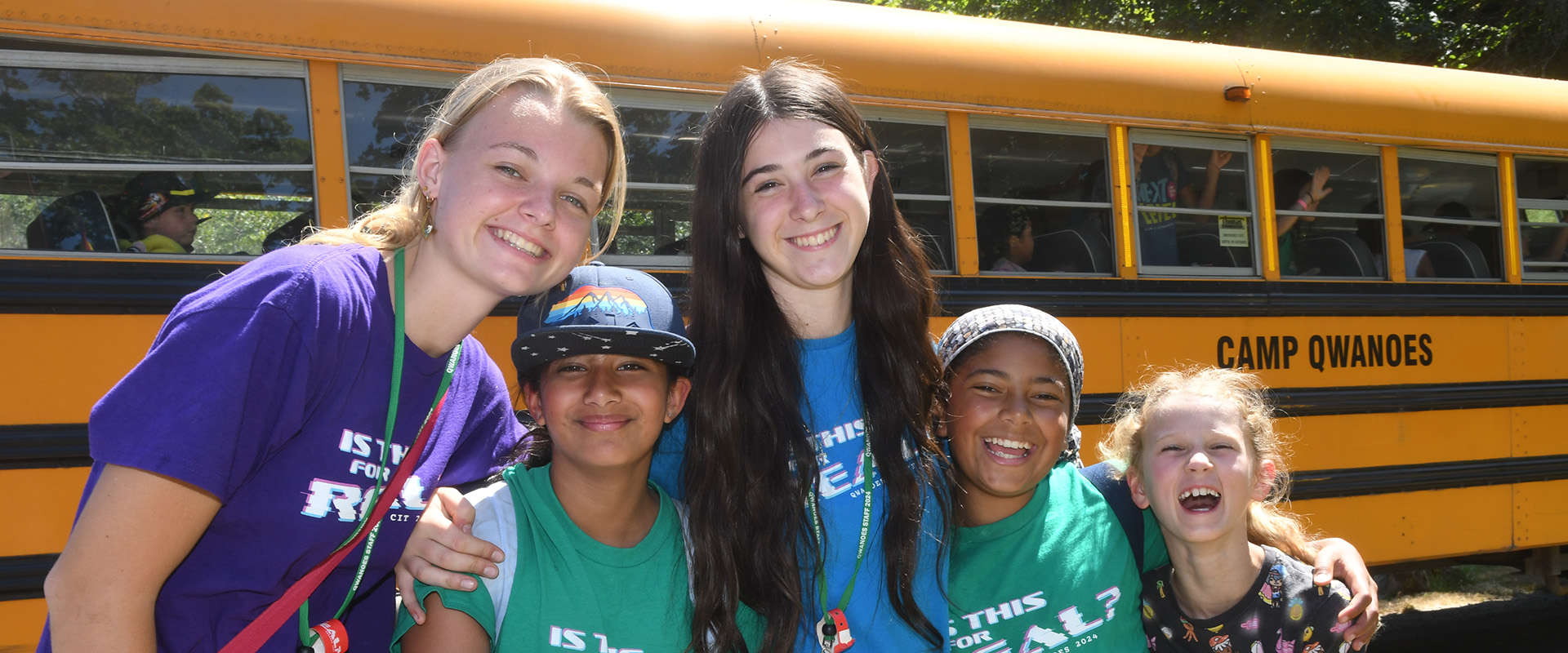 Counseling Campers at Camp Qwanoes