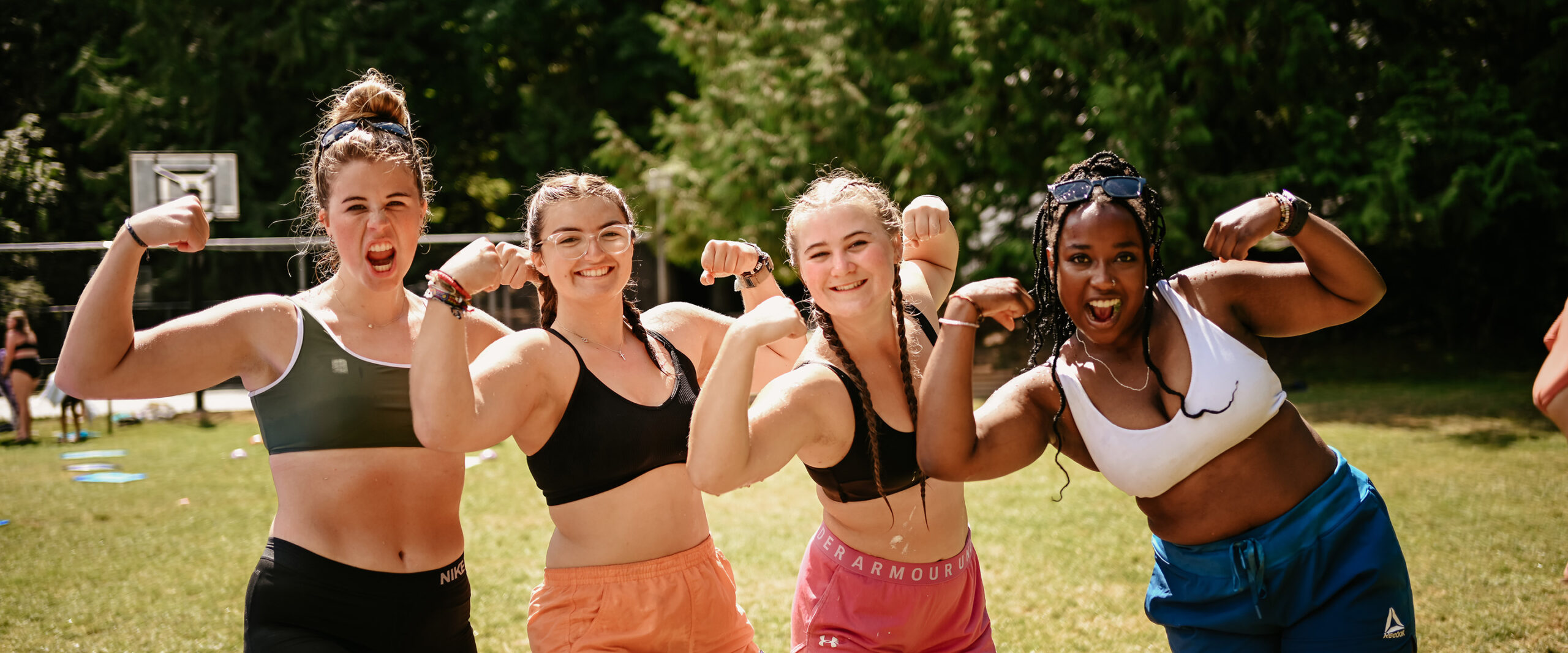 Female Staff Having A Blast