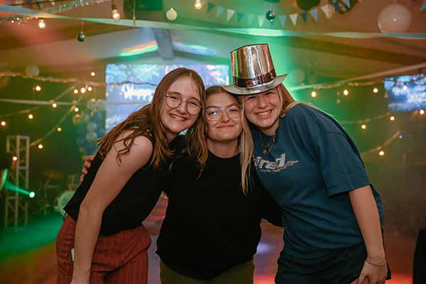 New Year's Party at Staff Retreat