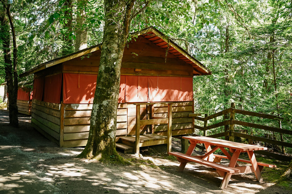 Cabins at Camp Qwanoes