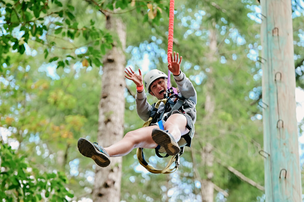 Gliding Down on the Sky Jump