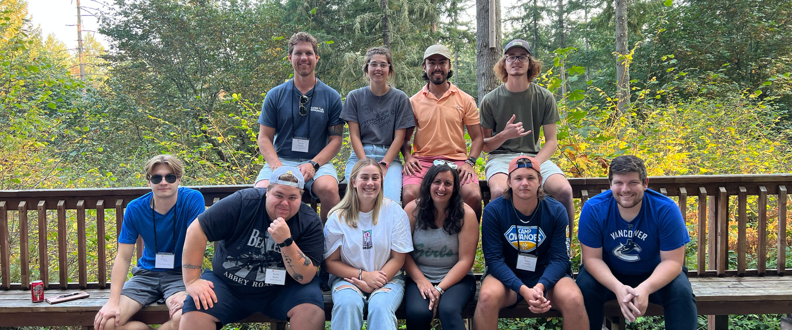 Intern Group Photo During Intern Retreat