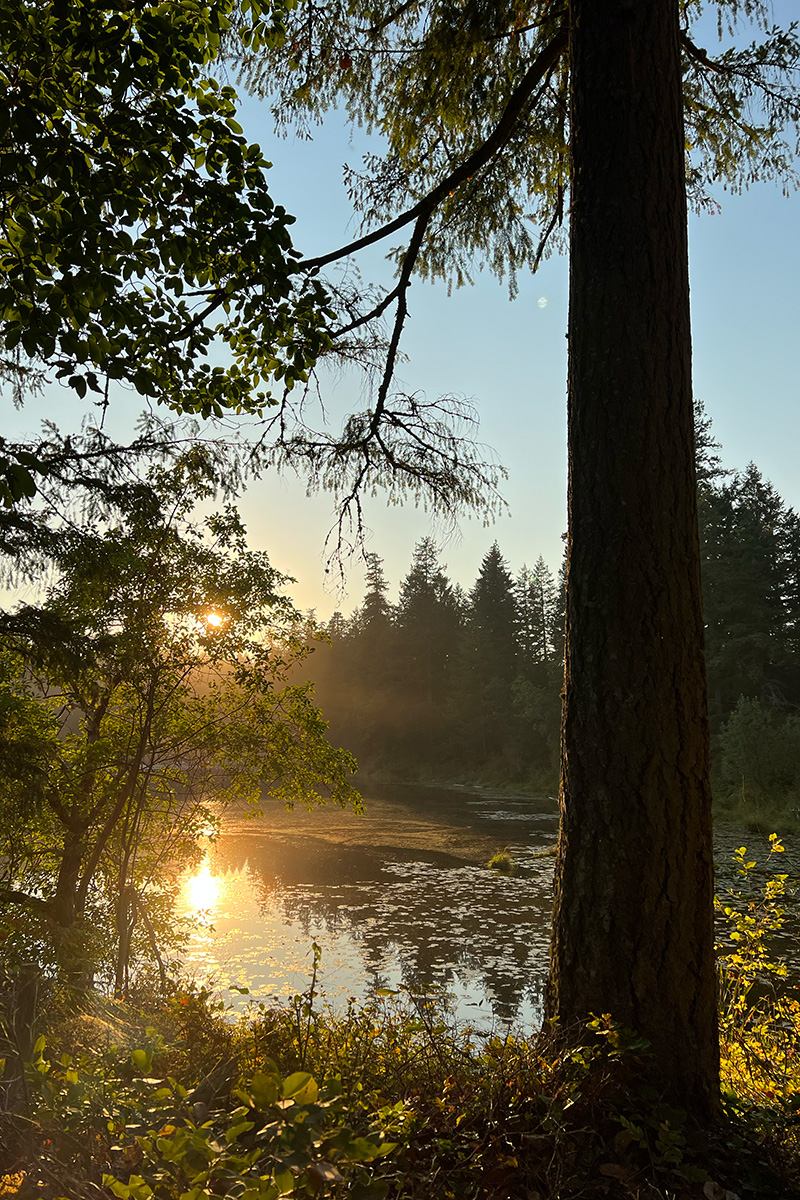 Sunrise During Intern Retreat