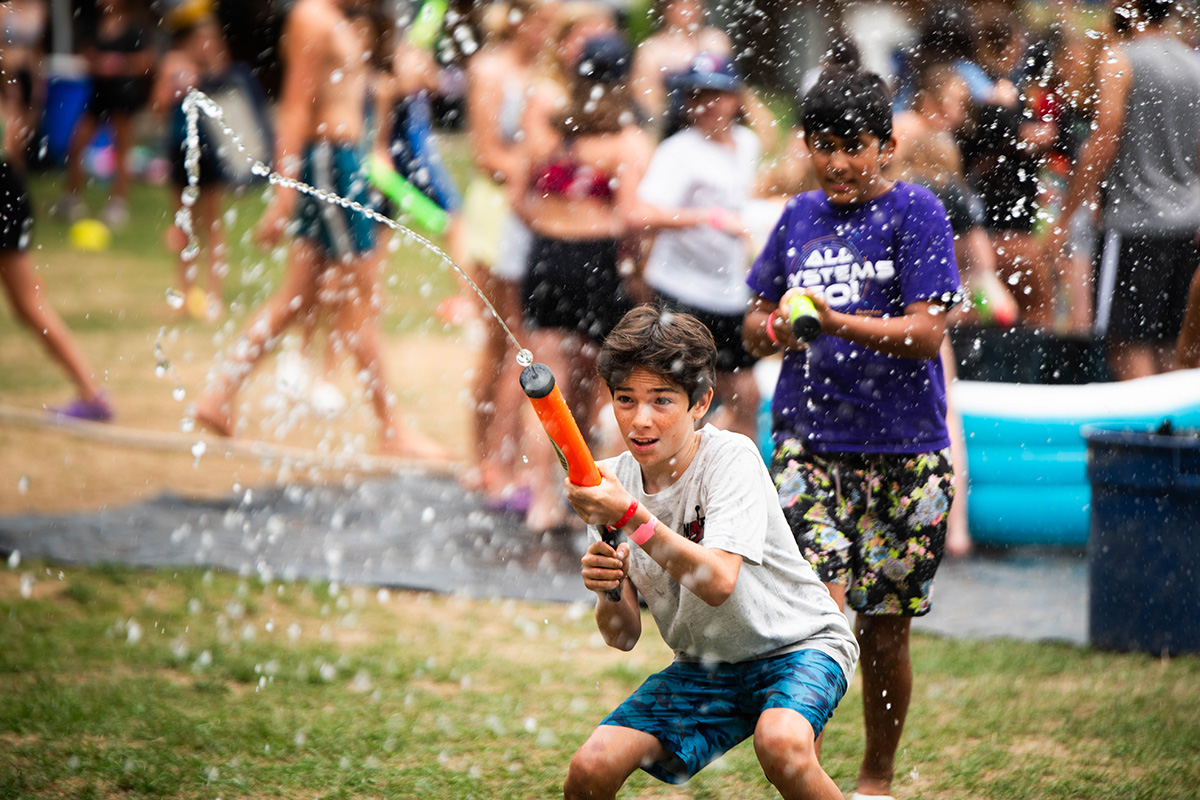 Water Games in Summer Time