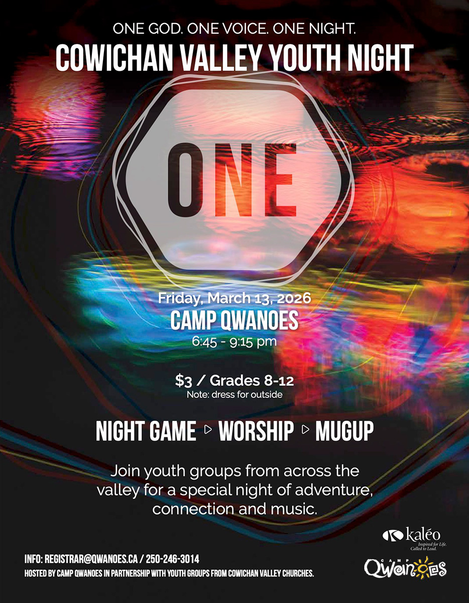 Cowichan Valley Youth Night Poster 2026